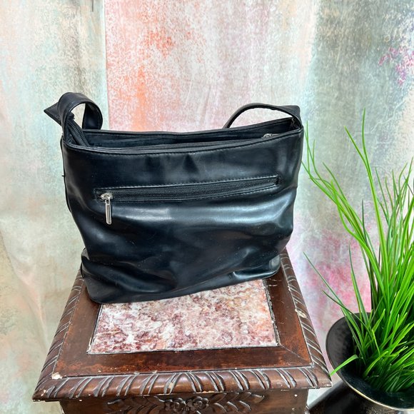 VTG📌 90s One Straps Shoulder Bag with two Outside Pockets - Picture 2 of 15